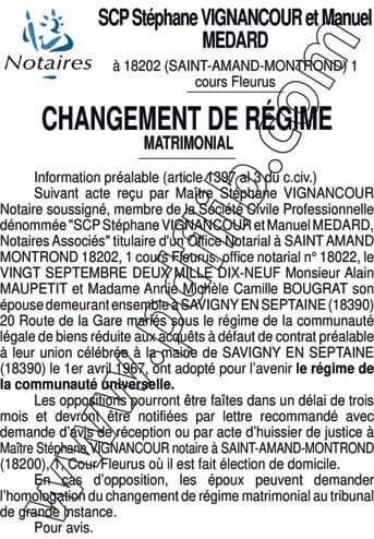 Contenu publication