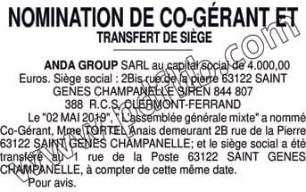 Contenu publication