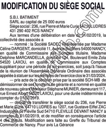 Contenu publication