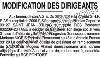 Contenu publication