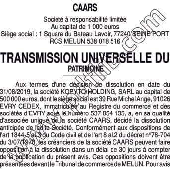 Contenu publication