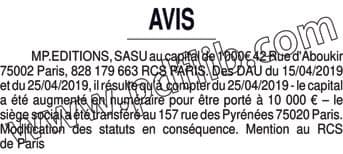 Contenu publication