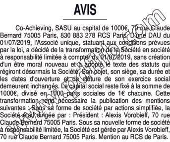 Contenu publication