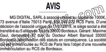 Contenu publication