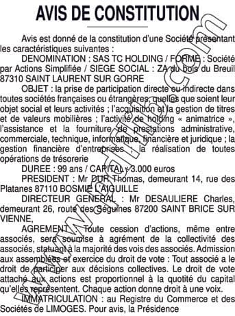 Contenu publication