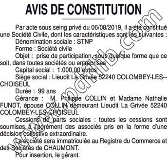 Contenu publication