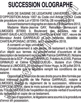 Contenu publication