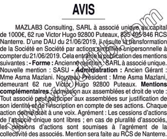 Contenu publication