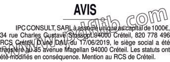 Contenu publication