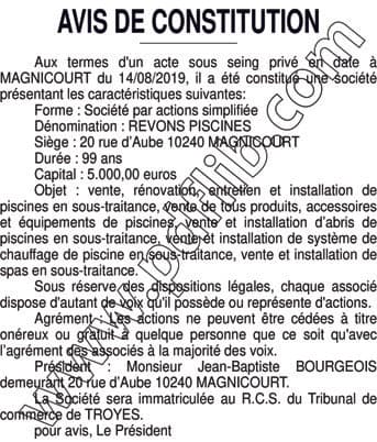 Contenu publication