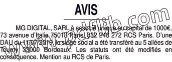 Contenu publication