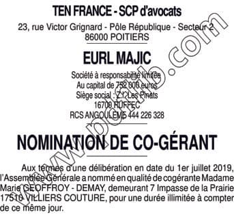 Contenu publication