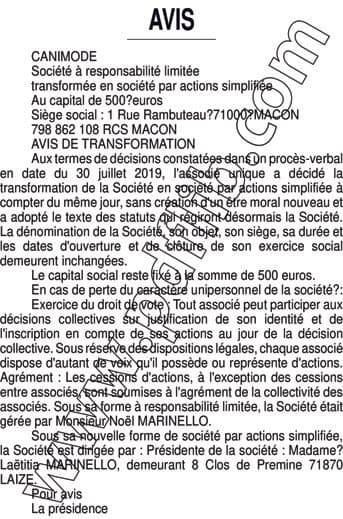Contenu publication
