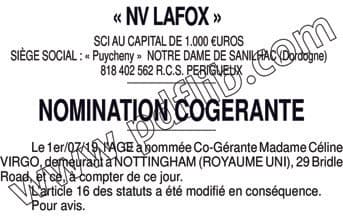 Contenu publication