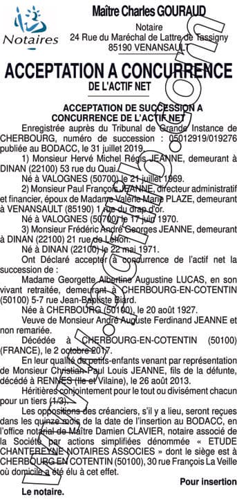 Contenu publication