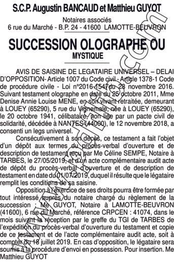 Contenu publication
