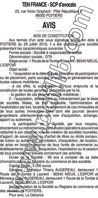 Contenu publication