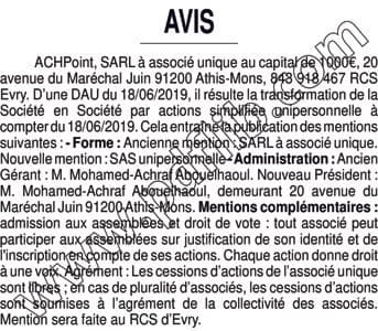 Contenu publication