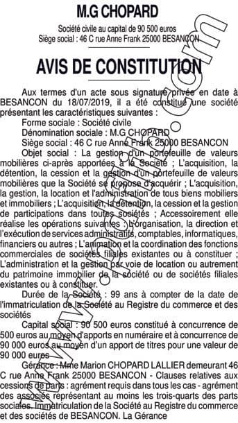 Contenu publication