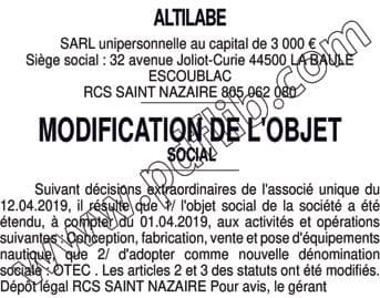 Contenu publication