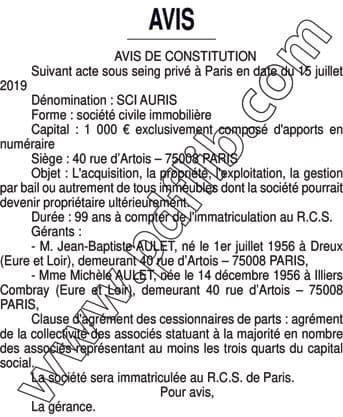 Contenu publication
