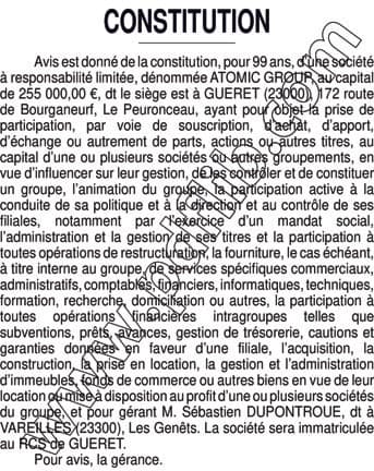 Contenu publication
