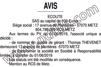 Contenu publication