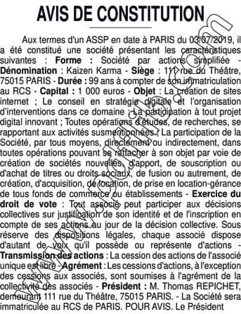 Contenu publication