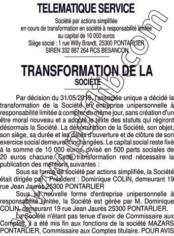 Contenu publication