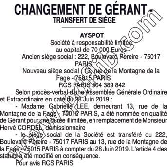Contenu publication