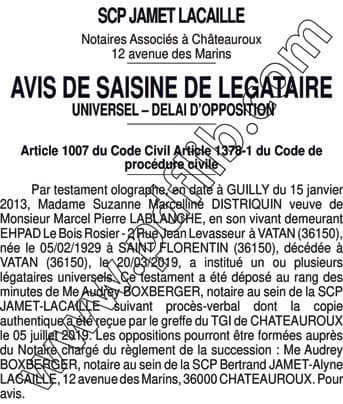 Contenu publication