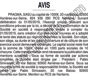 Contenu publication