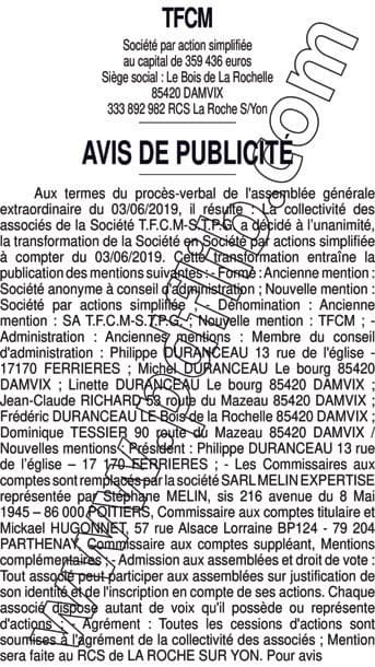 Contenu publication