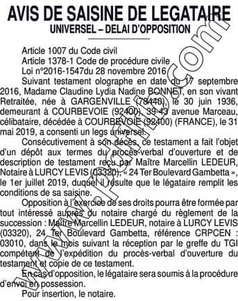 Contenu publication