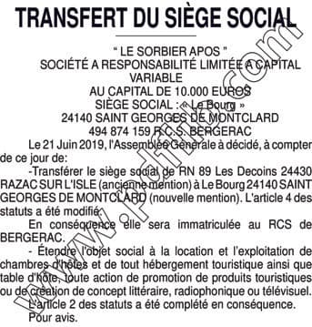Contenu publication