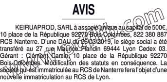 Contenu publication