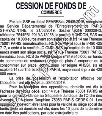 Contenu publication