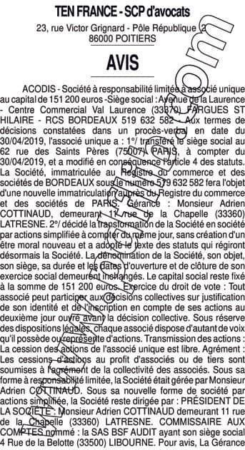 Contenu publication