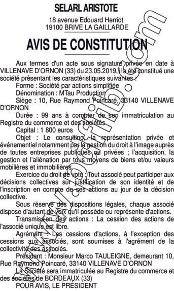 Contenu publication