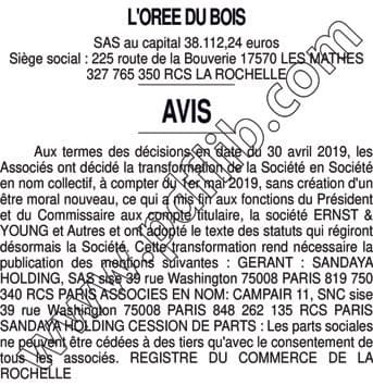 Contenu publication