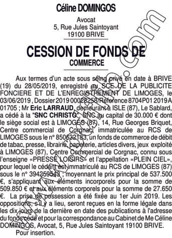 Contenu publication