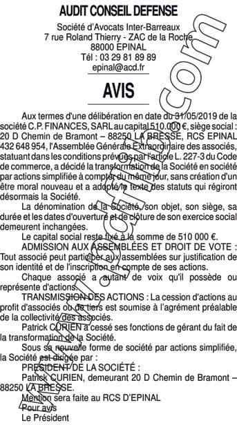 Contenu publication