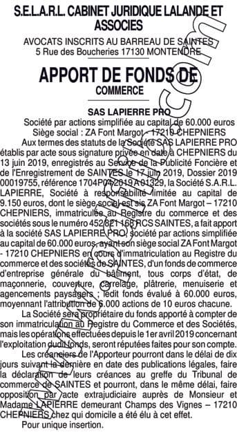 Contenu publication
