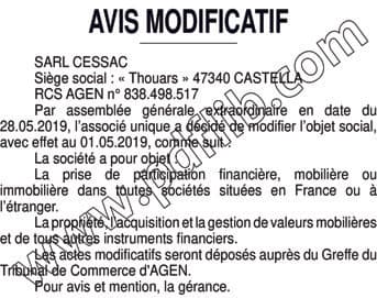 Contenu publication