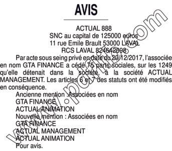 Contenu publication
