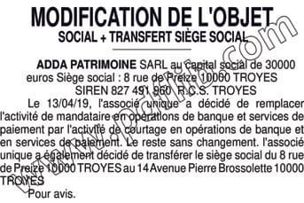 Contenu publication