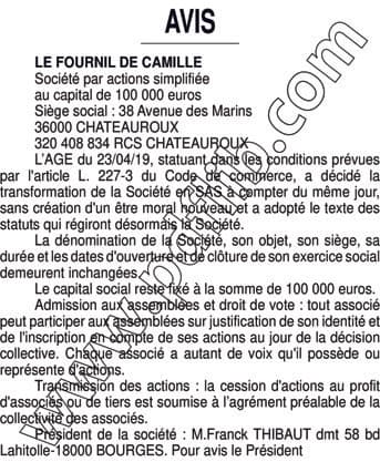 Contenu publication
