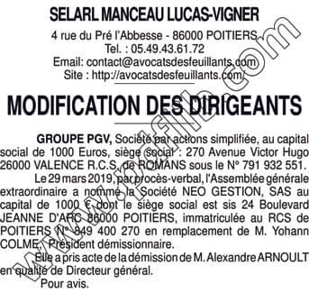 Contenu publication