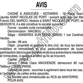 Contenu publication