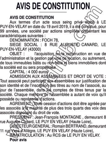 Contenu publication